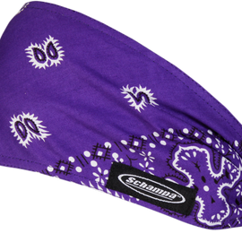 Mini Doo-Z Headwrap - Purple Paisley