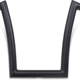 Flat Black 1-1/2" Strip Handlebar with 14" Rise