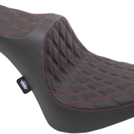 Predator III Seat - Double Diamond - Red Thread - Vinyl