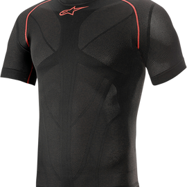 Ride Tech v2  Summer Short Sleeve Underwear Top - Black - XL/2XL