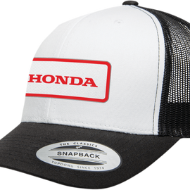 Honda Throwback Hat - Black/White