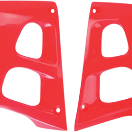 Radiator Covers - '90 CR Red - CR