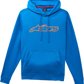 Blaze Hoodie - Pullover - Blue/Orange - XL