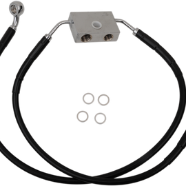 Front Brake Line - XL - Black +2"73303