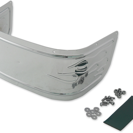 Front Fender Skirt - Chrome - Flame01981