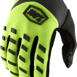 Youth Airmatic Gloves - Fluorescent Yellow/Black - XL