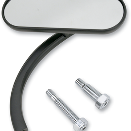 Oval Mirror - Black - Right