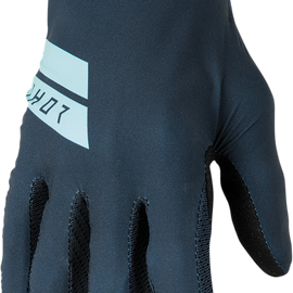 Agile Hero Gloves - Midnight/Mint - Large