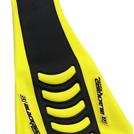 Double Grip 3 Seat Cover - Black/Yellow - Suzuki