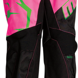 Youth Qualifier Pants - Black/Pink/Green - 18