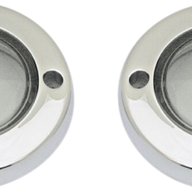 ProBEAM® Flat Bezel Turn Signal Adapters - Chrome/Smoke