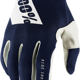Ridefit Gloves - Navy/White - Large