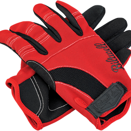 Moto Gloves - Red/Black/White - XS