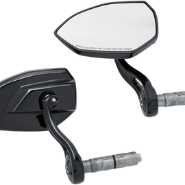 Phantom Bar End Mirrors - Black