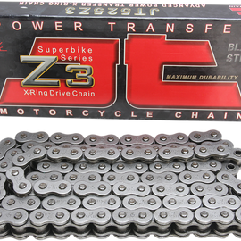 525 Z3 - Heavy Duty X-Ring Sealed Drive Chain - Steel - 118 Links