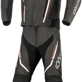 Motegi v2 2-Piece Leather Suit - Black/White/Red - US 44 / EU 54