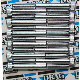 Bolt Kit M8 Crankcase Knurled All Chrome