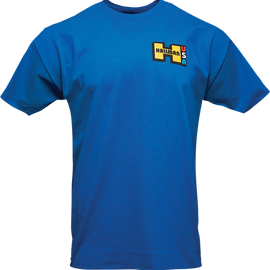 Big H Short Sleeve T-Shirt - Royal Blue - Small