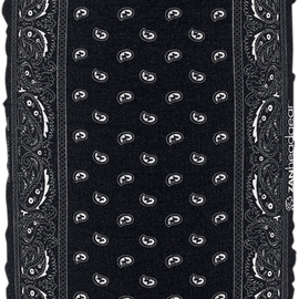 Lined Motley Tube - Black Paisley