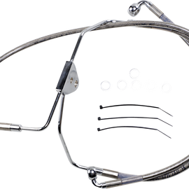 Brake Line - Front - +2" - Touring - Stainless Steel