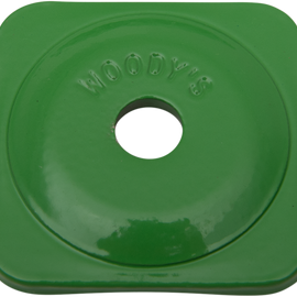 Support Plates - Green - Square - 48 Pack