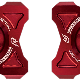 Axle Block Sliders - Kawasaki - Red