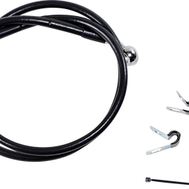 Front Brake Line 04-10 Black