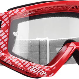 Combat Goggles - Cap - Red/White