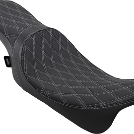 Predator 2-Up Seat - Double DIamond - Silver Stitching - Solar Leather