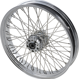 Front Wheel - 60 Spoke - Dual Disc/ABS - Chrome - 21"x3.50" - '08+
