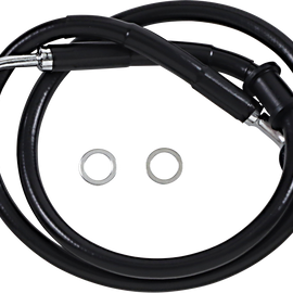 Brake Line - +4" - Black - '18-'20 Softail