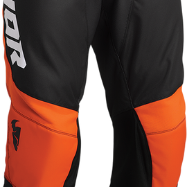 Sector Chev Pants - Charcoal/Red Orange - 28