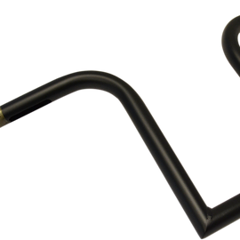 Flat Black 10" Bourbon Ape Hanger Handlebar