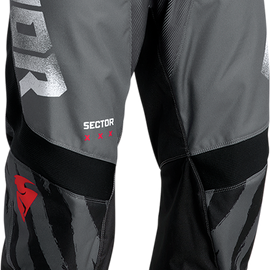 Sector Tear Pants - Gray/Black - 34