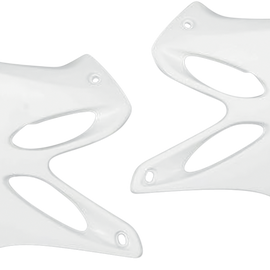 Radiator Shrouds - White - YZ