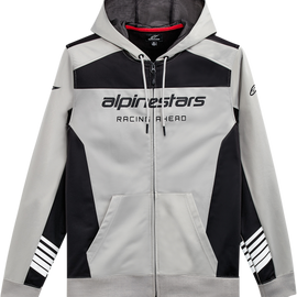 Sessions ll Hoodie - Silver/Black - 2XL