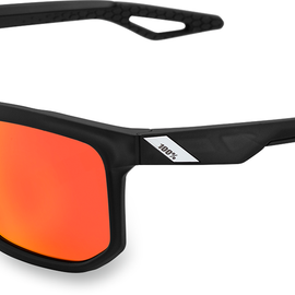 Centric Sunglasses - Black - HiPER Red Mirror