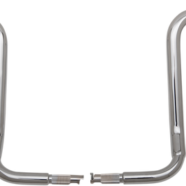 16" Chrome 1-1/2" Rounded Top Handlebar