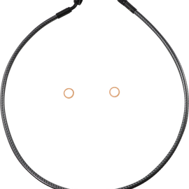 Brake Line - Front - 12 mm - 35° - 34" - KARBONFIBR