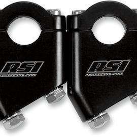 Risers - Angled - 40° - 4" - Black