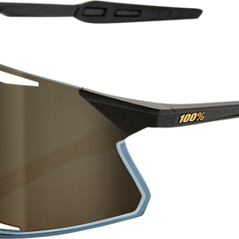 Hypercraft Sunglasses - Matte Black - Gold Mirror Lens