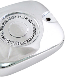 Master Cylinder Cover - Clutch - Chrome