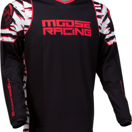 Qualifier Jersey - Black/Red - Large