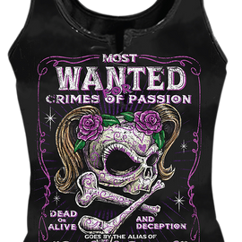 Women's Tank Top - Most Wanted - Black - Small