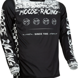 M1 Jersey - Black/White - Large