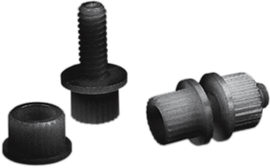 License Plate Bolt - 100 Pack - Black