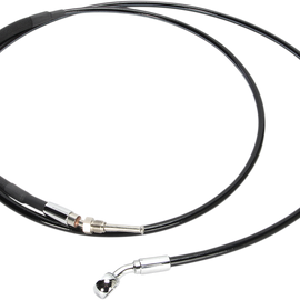 XR Stainless Hydraulic Clutch Line - Stainless with Black Coating - +4" - FLTR '15-'16