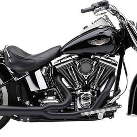 Escapes Negros El Diablo Cobra 12-17 Softail