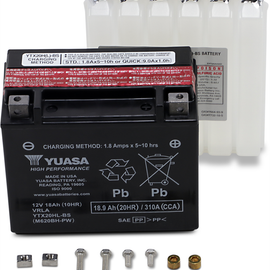 AGM Battery - YTX20H-BS-PW .93 L