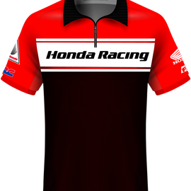 Honda Team Pit Shirt - Red/Black - XL